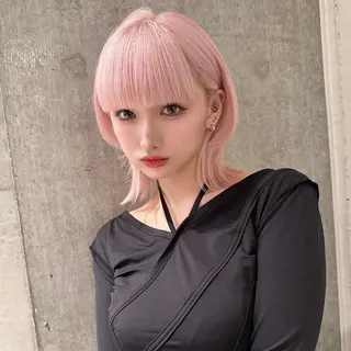 ミディアム MONIQA【モニカ】所属・名古屋ハイトーン/ 🐶ブリーチ専門店のヘアスタイル