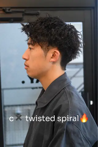 パーマ メンズ Embellir甲東園所属・三野 光太郎のヘアスタイル