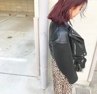 ミディアム カラー ヘアアレンジ マツエク・マツパ Kawaguchi Arisaのヘアスタイル