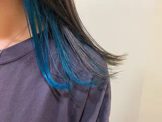 ミディアム カラー ANNA /艶髪/ハイトーンのヘアスタイル