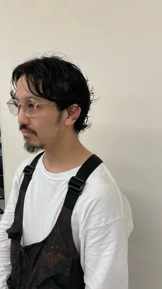 ショート パーマ 岡本 七星のヘアスタイル