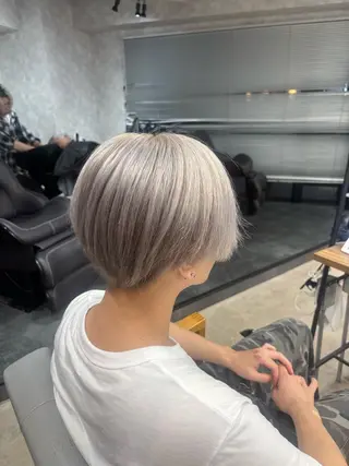 カラー 外国人風カラー ×19歳美容師ルイヤのヘアスタイル
