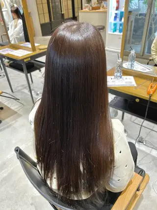 ロング カラー 名古屋/縮毛矯正/ 島原 由璃のヘアスタイル