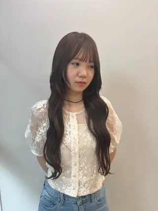 ロング カラー sion karin୨୧˙˳⋆のヘアスタイル