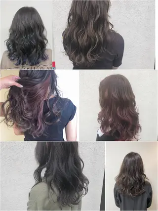 セミロング カラー ヘアアレンジ 【スタイリスト】此木 裕菜のヘアスタイル