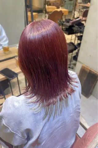 ショート カラー 🦋韓国/暖色カラー RENA🦋のヘアスタイル