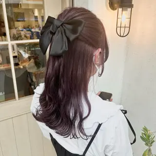 セミロング カラー ヘアアレンジ MAI ROCCO3rdのヘアスタイル