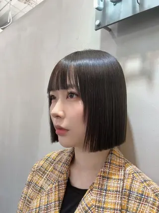 ショート カラー 韓国/ハイトーン/ ボブ🎀MIKU🎀のヘアスタイル