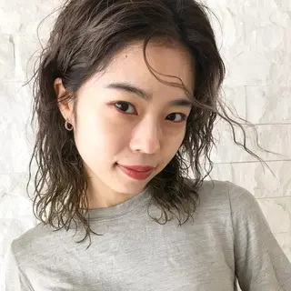 ミディアム カラー suvvy hairsalonのヘアスタイル