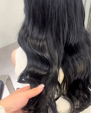 ロング カラー カット、エクステ/ モデル募集/Yuiのヘアスタイル