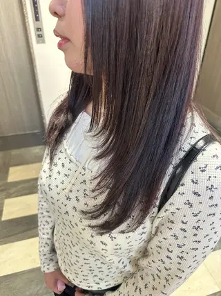 セミロング MOURI CHISATOのヘアスタイル