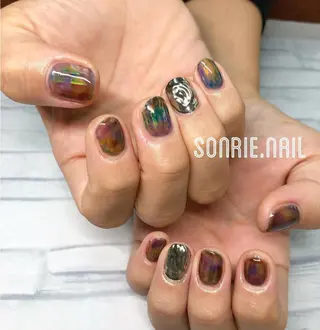 ミディアム カラー パーマ ヘアアレンジ メンズ ネイル マツエク・マツパ 美容室 ソンリエのヘアスタイル