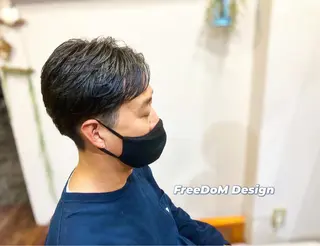 ショート パーマ メンズ FreeDoM Design hair&nail  代々木上原所属・髪質改善強化中⚡️ yuki.tのヘアスタイル