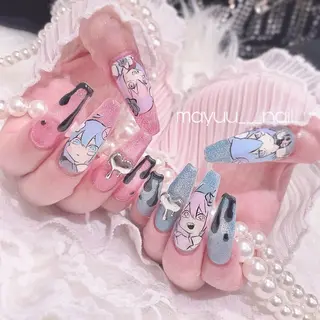 ネイル 🎀 Mayu 🎀痛ネイルのネイルデザイン