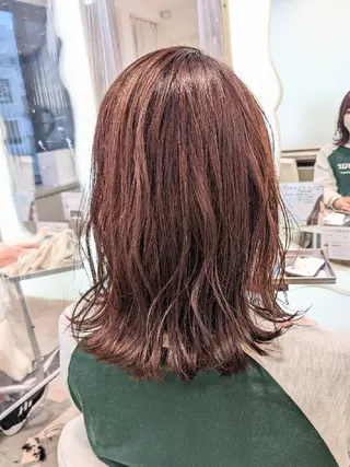 ミディアム カラー 小川 健治✨のヘアスタイル