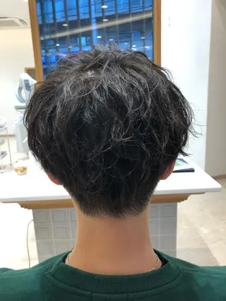 ショート パーマ メンズ 小林 優太 メンズパーマ✨のヘアスタイル