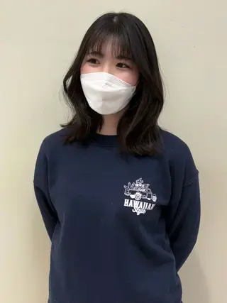 ミディアム 盛れる韓国ヘア🩰/ 透明感カラー/華のヘアスタイル