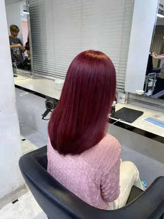 ミディアム ‎🤍トレンドモテ髪 ‎🤍暖色🤍りなのヘアスタイル