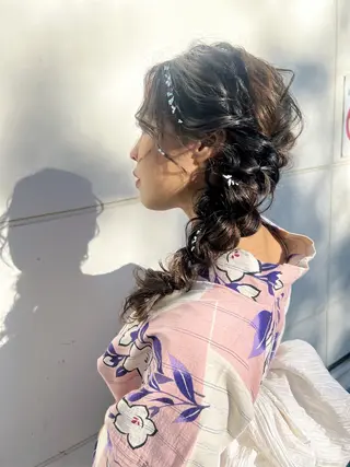 ヘアアレンジ 大人可愛いヘアメイク 💋🧚‍♀️しずかのヘアスタイル