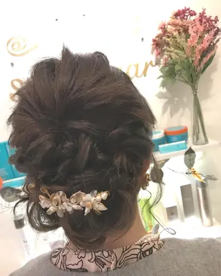 ヘアアレンジ KINGKONG BARBERSHOP by ALVAREZ所属・takebuchi harukaのヘアスタイル