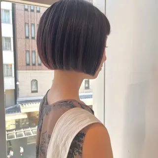 ショート ハッシュカット/四条 烏丸/寺本弘樹のヘアスタイル