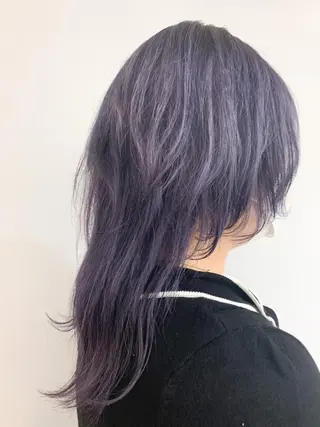 セミロング kva所属・☺︎ RIHOのヘアスタイル