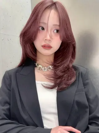 カラー SOYON茨木所属・杉谷 知怜のヘアスタイル