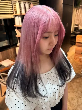 カラー 中嶋 莉子のヘアスタイル