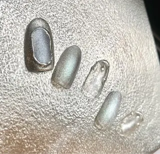 ネイル akari✨ 韓国風、メンズネイルのネイルデザイン