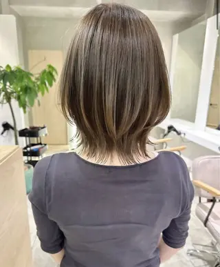 ミディアム conks所属・田中来夢 カットモデルのヘアスタイル