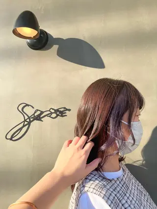 セミロング カラー 🌼あんなtrend color🌼のヘアスタイル