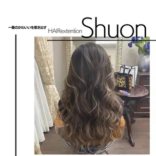 ロング カラー パーマ ヘアアレンジ extentionspace Shuon所属・KITTY 立川のネイルデザイン