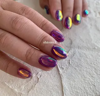 ショート カラー ネイル be-cares beauty(豊川店のネイルデザイン