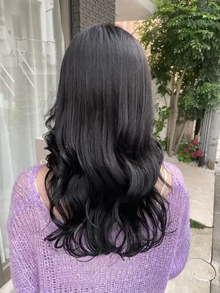 ロング カラー グレージュ/透明感/ 韓国ヘア/RISAのヘアスタイル