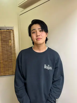 カラー メンズ ☕️結【suii.】 ボブ/ヘアセット☕️のヘアスタイル