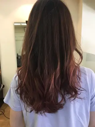 ロング カラー 萌花 moeka /韓国/レイヤーのヘアスタイル