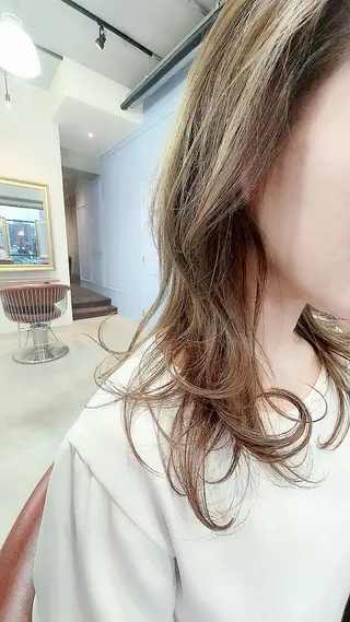 ロング カラー パーマ オーナースタイリスト 佐藤のヘアスタイル