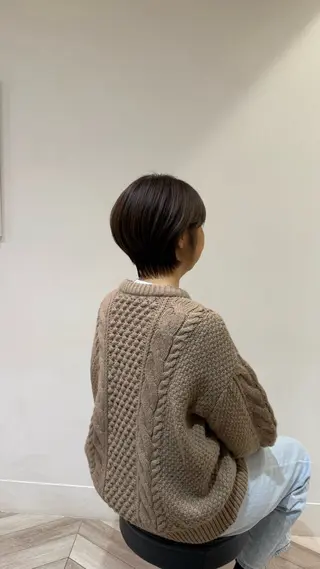 ショート 中野 百乃華のヘアスタイル