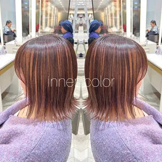 ミディアム カラー ✨ダメージを感じない 美髪ヘア✨　野口春貴のヘアスタイル