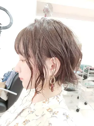 ショート カラー ボブ・ロブ　福田 泰久✂️✨のヘアスタイル