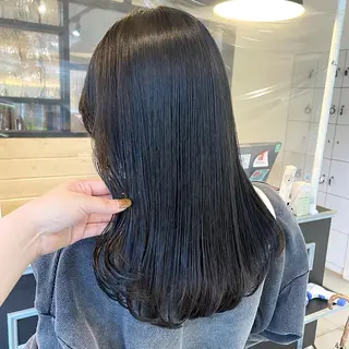 ロング カラー スナコザワ レナのヘアスタイル