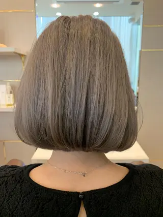 ミディアム LucksiMie ginza 明松のヘアスタイル