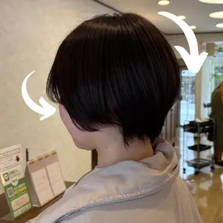 ショート パーマ ゆい/メンズカット /レイヤーカットのヘアスタイル