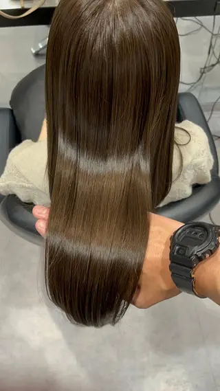 ロング カラー パーマ 🌈艶髪/髪質改善 新宿itouのヘアスタイル