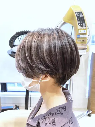 ショート カラー 横山 直輝のヘアスタイル
