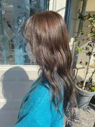 セミロング 栗林 茉那のヘアスタイル