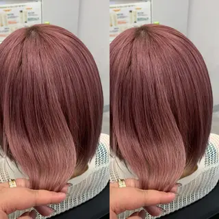 ミディアム ブリーチ無しカラー✨ 美鈴のヘアスタイル