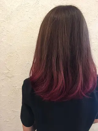 セミロング カラー ヘアアレンジ 💎TAKA 💫髪質改善🏆のヘアスタイル