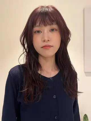 ロング カラー Dreap所属・Dreap/ カットモデル/なつみのヘアスタイル