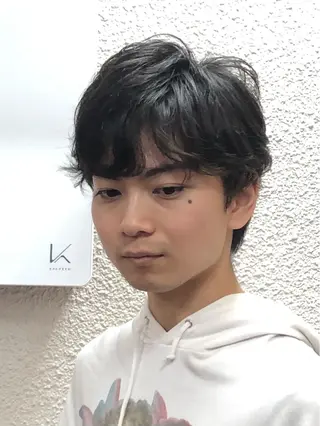 ショート パーマ メンズ 🏝川津瑛二🧖‍♀ 極上パーマ＆カラー⭕のエステ・リラクイメージ